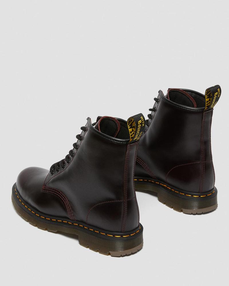 Dr Martens 1460 Slip Resistant Atlas Leren Werklaarzen Heren Bordeaux | NL 187ILH